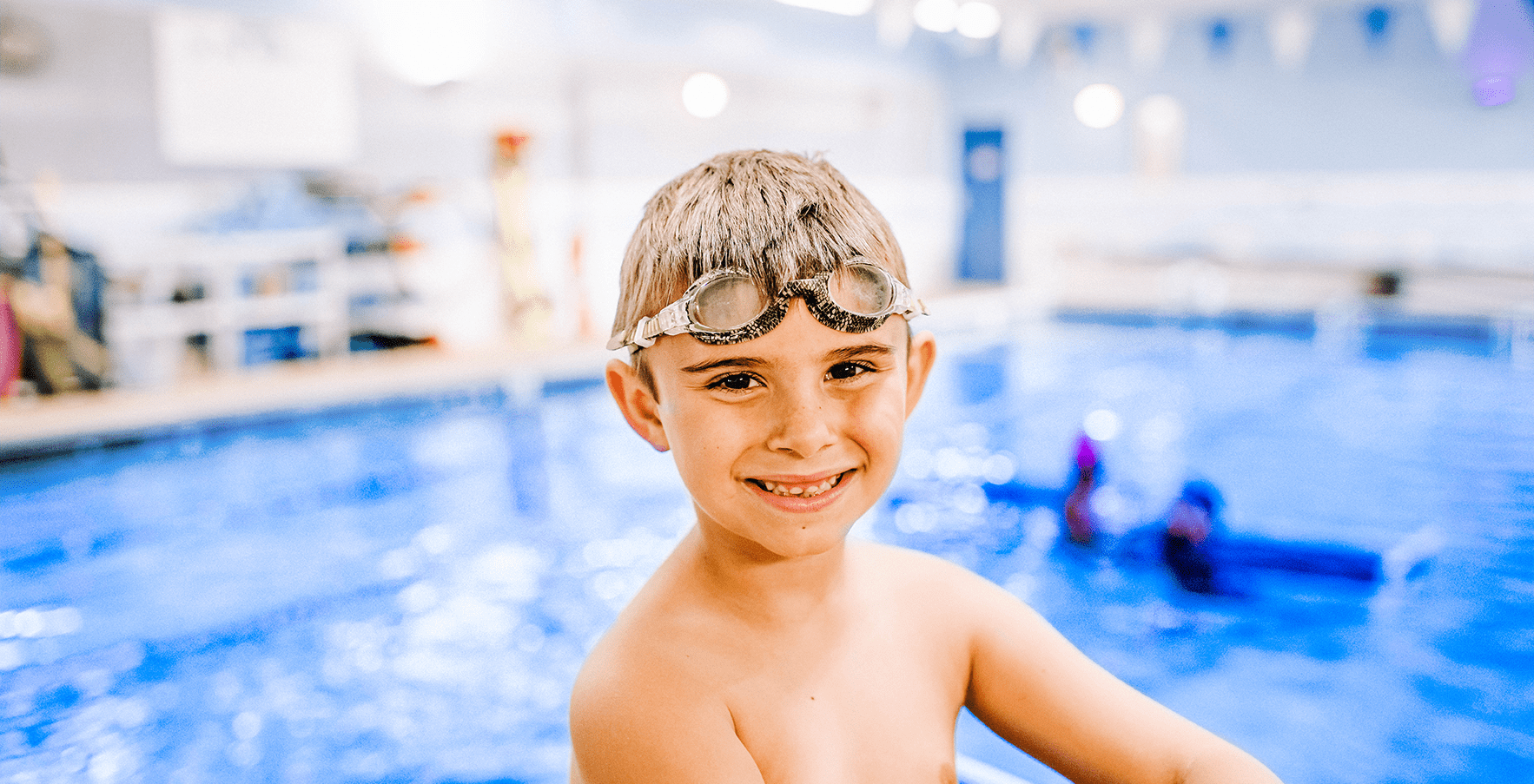 Swim lesson student noah